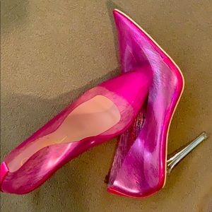 Pink Tranlucent 4in Heels.